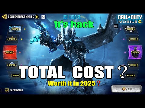 Mythic Krig 6 - Ice Drake Draw Total Cost? 2025 | Cold Embrace Mythic Drop Total Cost? In Cod Mobile