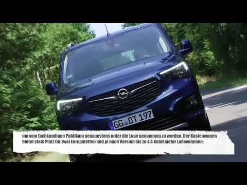 Neue Opel Combo-Generation mit hervorragenden Ladekapazitäten