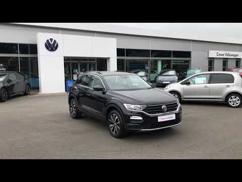 Approved Used Volkswagen T-Roc SE 1.5TSI 150PS in Deep Black - PN18UPK