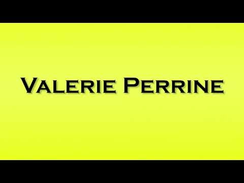 Pronunciation of Valerie Perrine