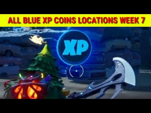 All Blue XP Coins Locations Week 7 - Fortnite Week 7 Blue Xp Coins Locations