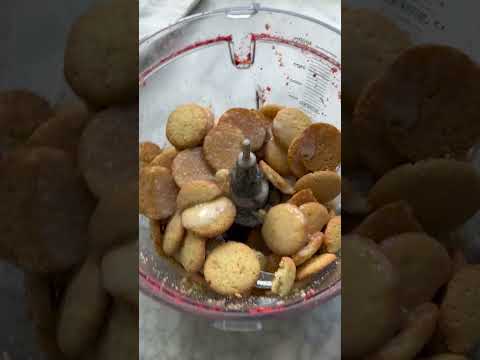 Watch Video: No Bake Strawberry Crunch Cheesecake #veganbaking #vegancheesecake #strawberry