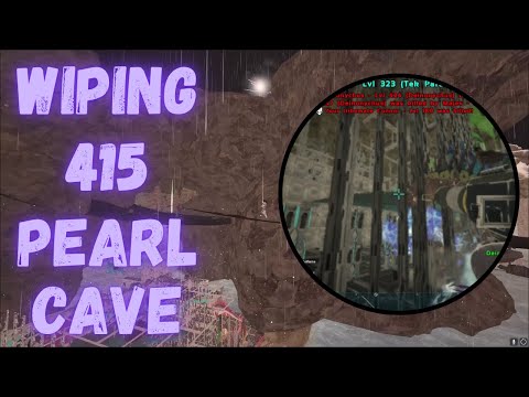 Wiping 415 center pearl cave | Ark Official Pvp |