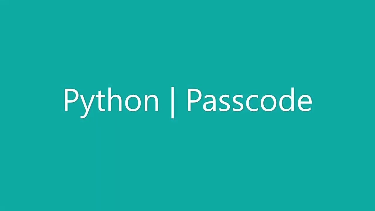 Python Lesson for Beginners | Random Code Generator