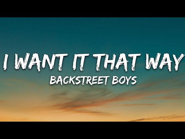 I want it that way Video Multitrack