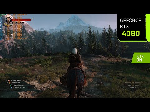 The Witcher 3 Next Gen Patch 4.04 | RTX 4080 4K, 1440p, 1080p DLSS 3 Frame Generation | Ray Tracing