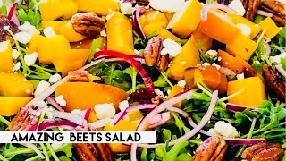 Insanely Delicious Beets salad w/ Balsamic vinaigrette