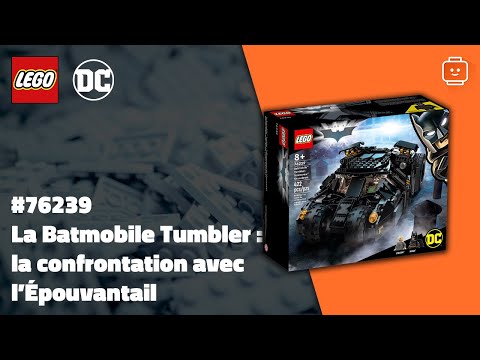 Lego 76239 dc batman la batmobile™ tumbler : la confrontation avec  l'épouvantail, jouet voiture pour enfants des 8 ans LEGO76239 - Conforama