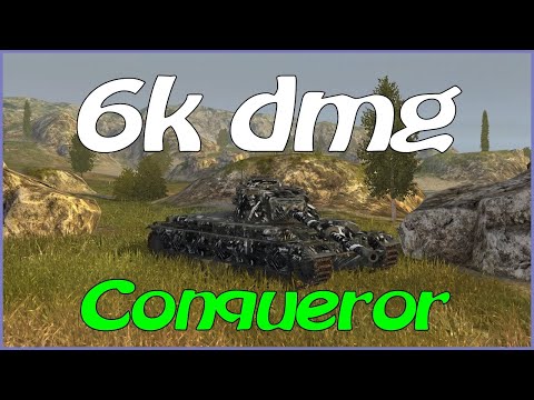 WOT Blitz / Conqueror / 4 frags / 6k dmg