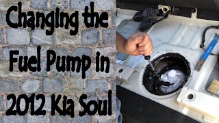 Changing the Fuel Pump and Filter in 2012 Kia Soul