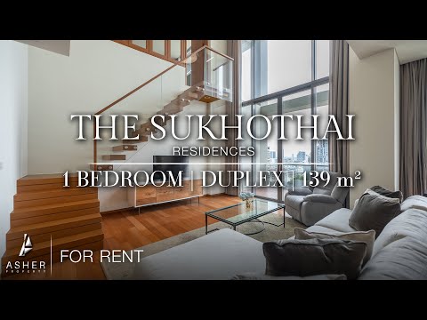 The Sukhothai Residence | Duplex Unit | 1 Bedroom | 139 sq.m. | Available for  RENT