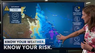 Severe Weather Update: Intense rainfall has cleared Qld coast, flood risk remains - 11 May 2022