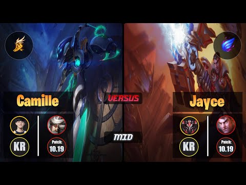 Naehyun CAMILLE (Mid) [Fleet Footwork] VS JAYCE - Grandmaster KR Patch 10.19