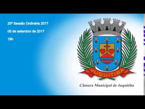 Câmara Municipal de Juquitiba 25ª Sessão Ordinária - 2017 - Ex Prefeito Francisco Junior contas reprovadas 8 anos inelegível