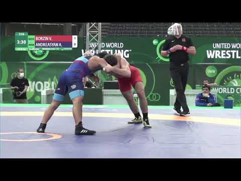 4334 * V.BORZIN (MDA) - A.ANDREASYAN (ARM) * Q/F FS   70 kg