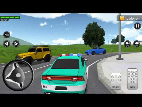 Parking Frenzy 2.0 3D Game #52 - Green Police Car Smooth Driving - Android iOS Gameplay