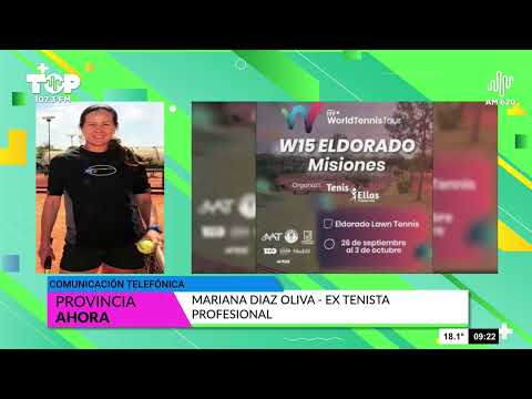 El torneo de Tenis Femenino ITF W15 ya se vive en Eldorado