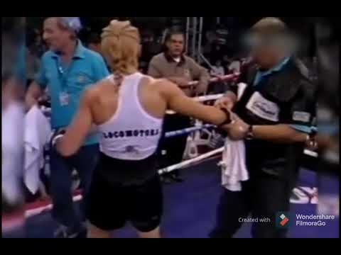 BEST FEMALE BOXING KNOCKOUT EVER -- Oliveras / Nava.