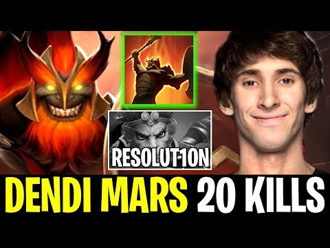 DENDI MARS Midlane Overpower New Hero vs Resolu1ton Dota 2