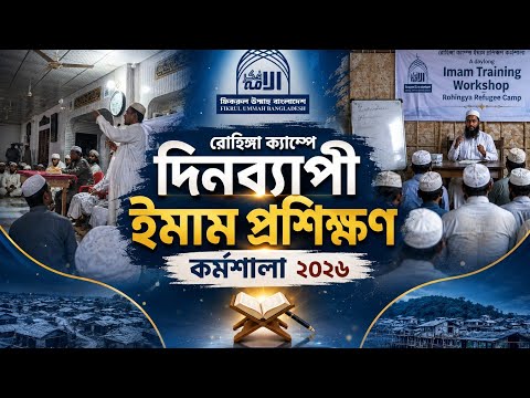 রোহিঙ্গা ক্যাম্পে দিনব্যাপী ইমাম প্রশিক্ষণ কর্মশালা ২০২৬