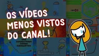Os Vídeos MENOS vistos do canal! Maratona Minuto da Terra