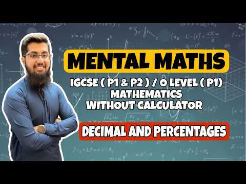Solve Percentage Increase Decrease Without A Calculator Igcseo Level Exam Prep