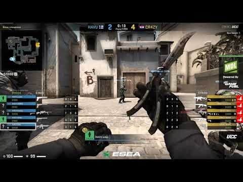 (RU) ESEA MDL S32 Europe | HAVU vs CR4ZY | bo3 | by @Sheyl31 & @logoraw map 1