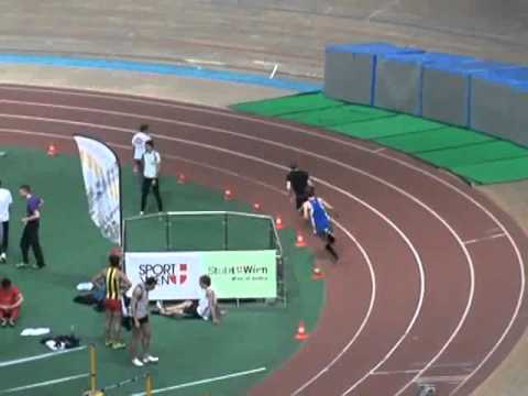 Bartha Dávid Indoor Classic Vienna 2012 ~ 400m - Round 2 - Lane 1 (POV 2)