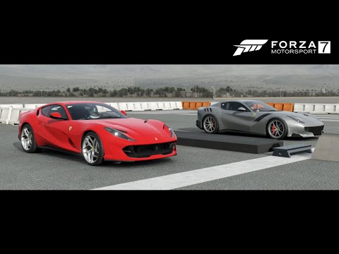 Fm7 Dragrace - Ferrari F12Tdf Vs Ferrari F12berlinetta