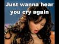Love to see you cry - Karaoke video 