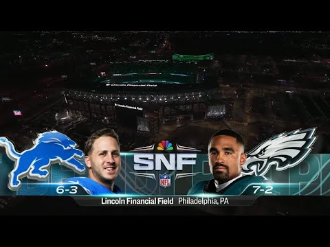 Sunday Night Football on NBC intro | DET@PHI | Week 11 | 11/16/2025