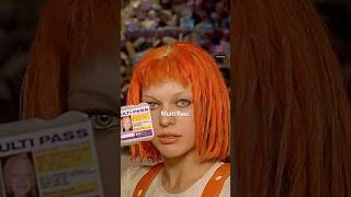 Milla Jovovich cute scene with Bruce Willis in 5th Element #movie #millajovovich
