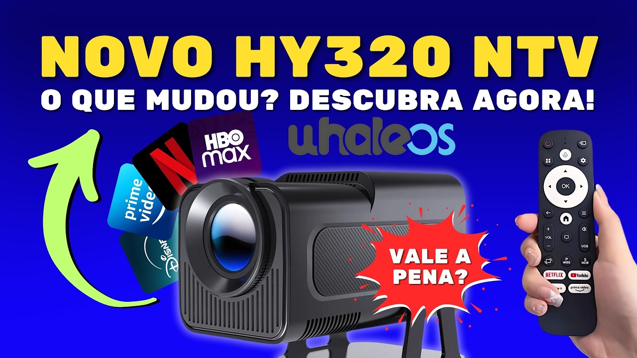 Novo Projetor Magcubic HY320 NTV O Que Mudou Nessa Nova Versão? Descubra Agora!
