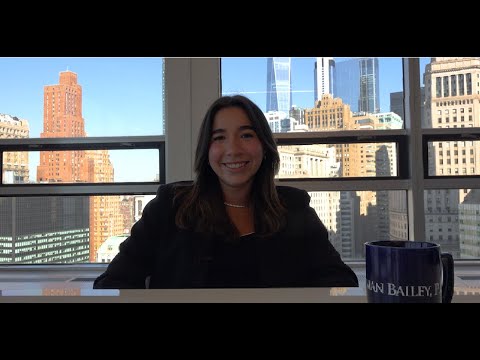 “We are a big name, we have big cases, we have great people, great views, and great benefits” – Maria, Chief of Staff and Operations Executive testimonial video thumbnail