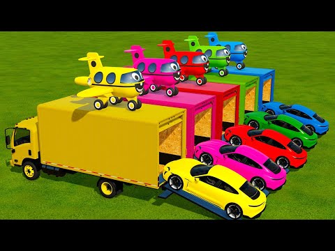 TRANSPORTING ROLLS ROYCE & BRABUS CARS WITH ISUZU TRUCKS - Farming Simulator 22