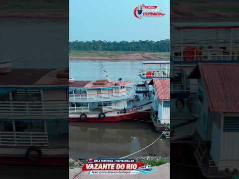 🌊🚢 VAZANTE DO RIO CHAMA A ATENÇÃO NA ÁREA PORTUÁRIA DE ITAPIRANGA, NO AMAZONAS