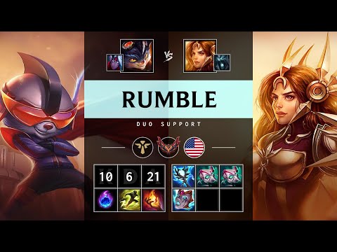 Rumble Support vs Leona - NA Grandmaster Patch 25.13
