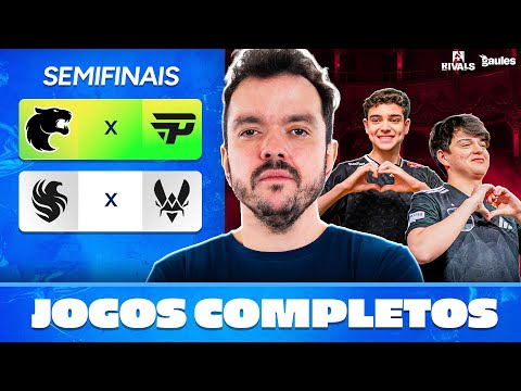 BLAST RIVALS 2025 S2 | SEMIFINAIS | TRANSMISSÃO COMPLETA COM GAULES - Siga  ⁨@Gaules⁩ nas redes