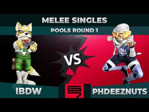 iBDW vs PhDeeznuts - Melee Singles: Pools R1 Winners Round 2 - Genesis 7 | Fox vs Sheik