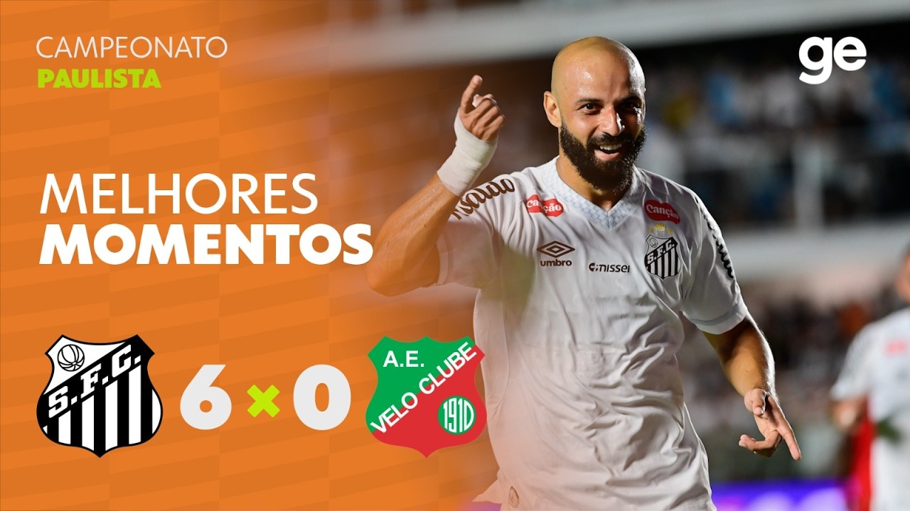Santos vs AE Velo Clube Highlights