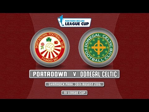Portadown v Donegal Celtic - (League Cup) - 30-08-16