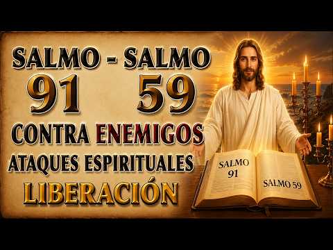 SALMO 91 Y SALMO 59 - PODEROSA ORACIÓN CONTRA ENEMIGOS, SPIRITUAL ATTACKS Y DELIVERANCE