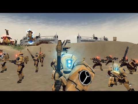 Tau Empire vs Orks WAAAGH: Dawn of War - Unification mod Survival | Warhammer 40k