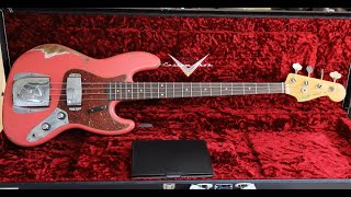 Video thumbnail for Fender Custom Shop 1960 LTD Jazz Bass Heavy Relic Super Faded Aged Fiesta Red by Real Bass Lessons