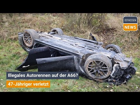 Illegales Autorennen auf der A66? 47-Jähriger verletzt