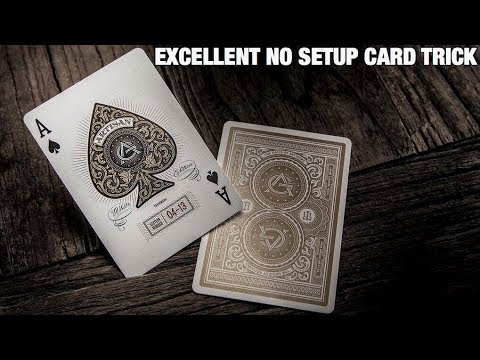 The BEST NO SETUP Card Trick To Perform Anywhere at Anytime!