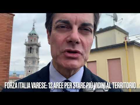Forza Italia Varese crea 12 aree per essere più vicina al territorio