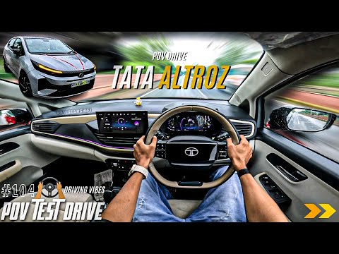 2025 TATA ALTROZ | ACCOMPLISHED S CNG | 1.2L 72BHP | POV Drive #104 | ALTROZ | 4K | #tata #altroz