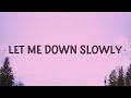 Alec Benjamin - Let Me Down Slowly (Lyrics) | This night is cold in the kingdom