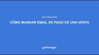 Golfmanager video